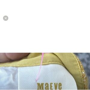 Anthropologie Maeve tweed skirt with raw hem